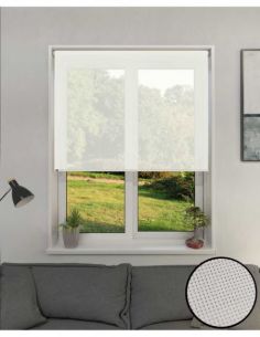 Cortina Roller Sun Screen 5% Blanco 2,00 x 2,20 2