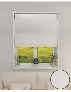 Cortina Roller Black Out Blanco 1,80 x 1,65 2