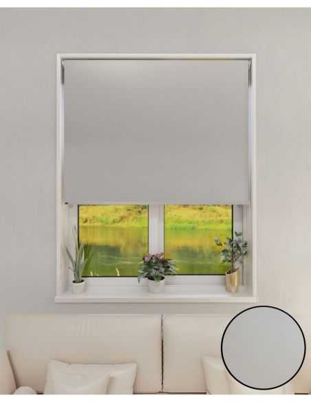 Cortina Roller Black Out Gris claro 1,50 x 2,20