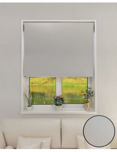 Cortina Roller Black Out Gris claro 1,50 x 1,65 2