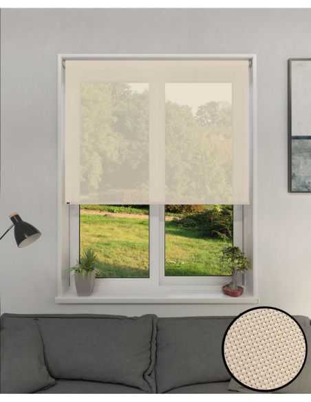 Cortina Roller Sun Screen 5% Natural 1,20 x 1,65